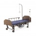 Кровать электрическая Med-Mos YG-3 ЛДСП Венге с боковым переворачиванием, туалетным устройством и судном с крышкой, функцией кардиокресло